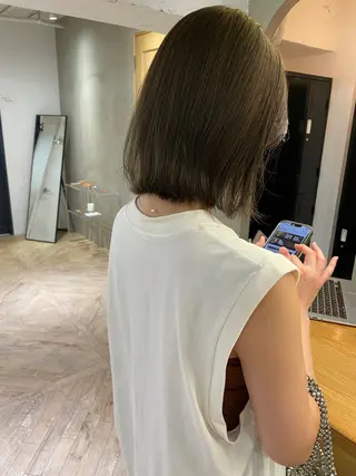 ミディアム 透明感🎀LOREN エリコ🌈のヘアスタイル