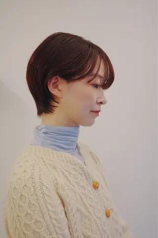ショート wabi所属・透明感艶カラー/ リュウジンキョウカのヘアスタイル