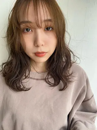 ミディアム 🍃透明感スタイル yu-ka🍃のヘアスタイル