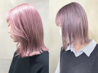 ショート まろみ暖色×ボブ ×chia🕯のヘアスタイル