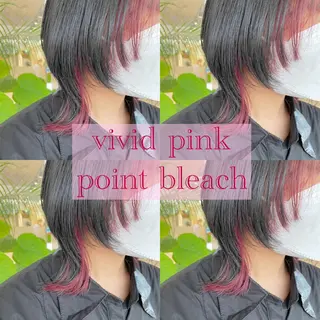 ショート カラー ピンクカラー🎀/ ミルクティー🍼花音のヘアスタイル