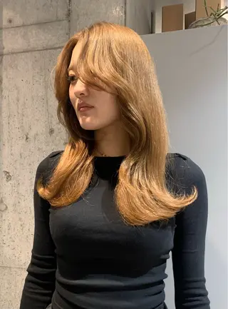 セミロング レイヤー/メンズ /髪質改善　廣島公平のヘアスタイル