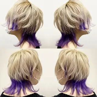 ショート カラー "PEPPU "所属・🌈推し色派手髪 ハイトーンShinのヘアスタイル