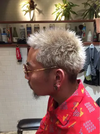 ショート メンズ BARBER SHOP NEW  STANDARD所属・アルガ ダイキのヘアスタイル
