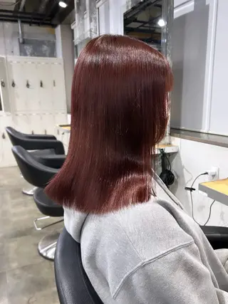 セミロング カラー IS所属・横浜美容室/透明感 カラー/レイヤーのヘアスタイル