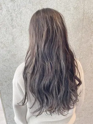 ロング カラー ケアブリーチ /髪質 改善/古橋圭史郎のヘアスタイル
