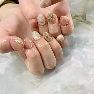 ショート カラー ネイル pu muのネイルデザイン