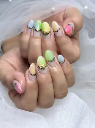 ネイル 高島 夏海のネイルデザイン