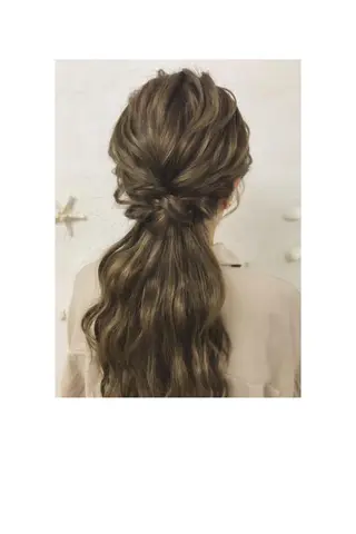 ロング ヘアアレンジ kamata melanieのヘアスタイル