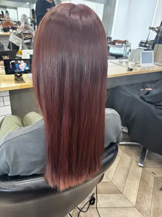 ロング カラー ANGELICA ゆづのヘアスタイル