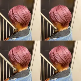 セミロング カラー ヘアアレンジ 🦋韓国ヘア 坂本 菜摘🦋のヘアスタイル