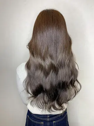 ロング カラー パーマ ヘアアレンジ メンズ キッズ ネイル マツエク・マツパ オリーブカラー 特化　　kaiのヘアスタイル