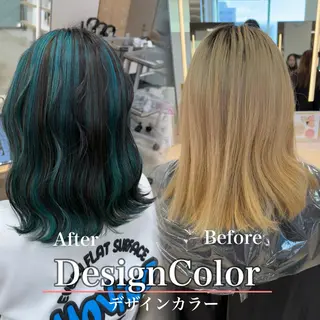 カラー ヘアアレンジ 🍒KIKUCHI KANAE🍒のヘアスタイル