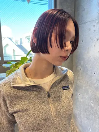 ショート カラー トレンドボブ /ミリヤのヘアスタイル