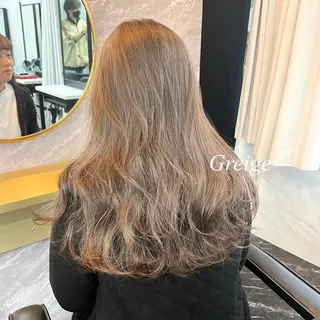 ロング カラー シールエクステ特化 ハイトーン、NANAのヘアスタイル