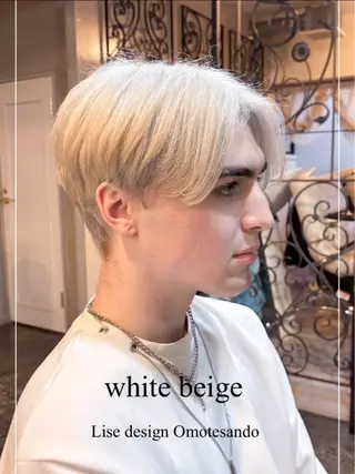 ショート カラー メンズ 表参道Lise おおいしおりのヘアスタイル