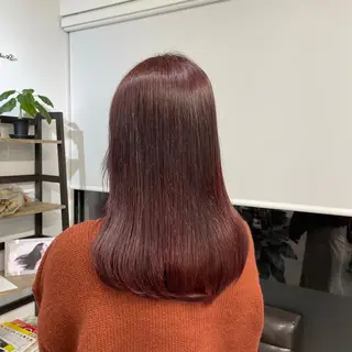 ロング カラー monami 山本華菜のヘアスタイル