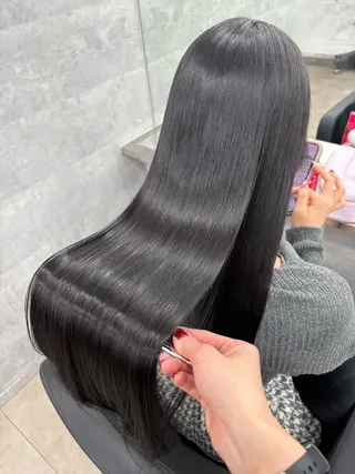 ロング カラー 髪質改善/韓国 ﾚｲﾔｰ/店長/原島のヘアスタイル