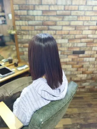 セミロング 北林 弘展のヘアスタイル