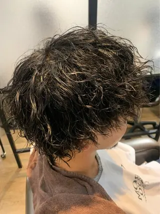 パーマ メンズ kei/透明感カラー /縮毛矯正/メンズのヘアスタイル