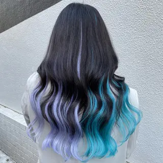 ロング カラー GLOSS♡ ヤマガミコウジのヘアスタイル