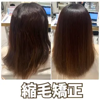 ミディアム 内田 志乃のヘアスタイル