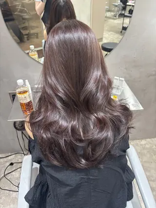 ロング コトネ🫧 韓国風レイヤーカットのヘアスタイル