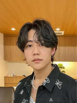 パーマ メンズ 【メンズ縮毛矯正】 FILMS  軍司のヘアスタイル