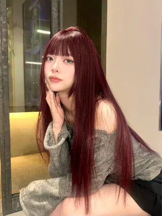 ロング カラー DEAN 名駅 YUHIのヘアスタイル