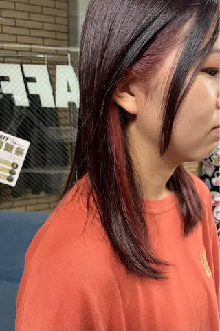 ミディアム LAFF所属・大阪ハイトーン ひらり💜のヘアスタイル