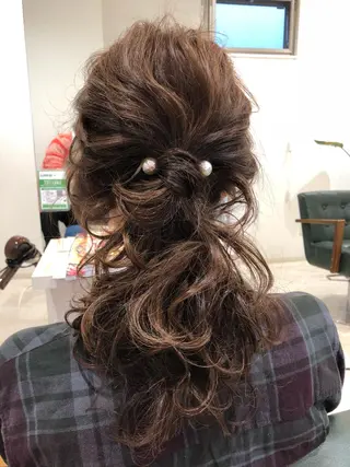 ヘアアレンジ 柴田泰秀sotti. 髪質改善/ブリーチのヘアスタイル