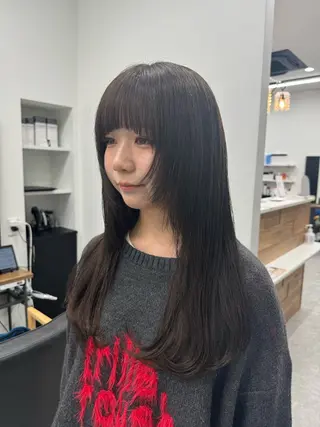 ロング カラー BELLE by revo所属・𝘀𝗮𝗲/ 艶髪/ショートボブのヘアスタイル