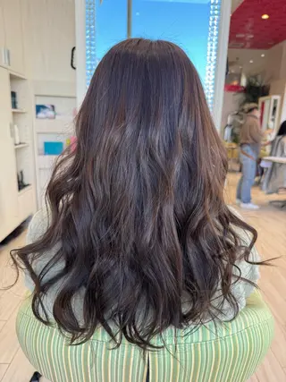 ロング 松尾 怜奈のヘアスタイル