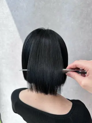 ミディアム 🔸縮毛矯正/髪質 改善カラー石崎🔸のヘアスタイル