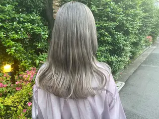 セミロング カラー 髙橋 玲渚のヘアスタイル