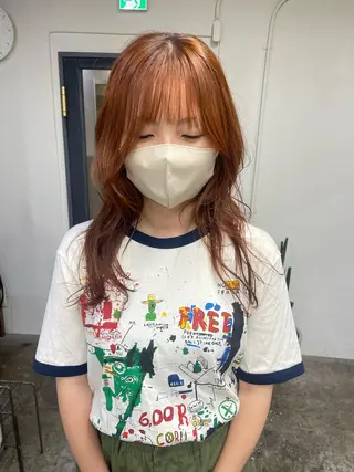 ロング カラー mio ／ハイトーンのヘアスタイル