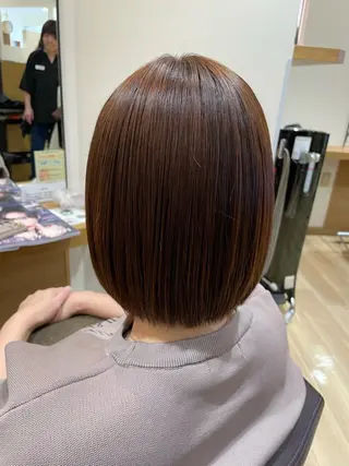 ショート カラー パーマ 韓国レイヤー🎀/ 顔周り特化🎀/豊田のヘアスタイル