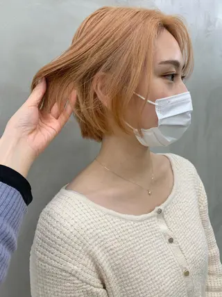 ミディアム カラー suu所属・🐝 hachi🐝のヘアスタイル