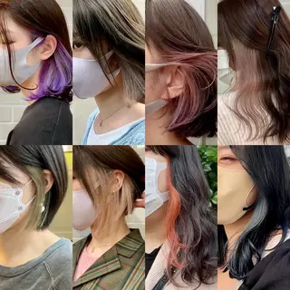 ミディアム カラー 大人可愛い透明感🌟 小顔・韓国髪🌟野中のヘアスタイル