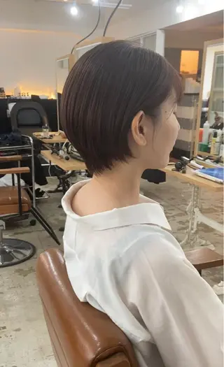 ショート ショートヘア、ボブ こやさん　コヤマのヘアスタイル