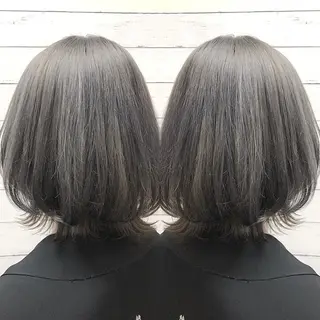 ミディアム カラー 韓国ヘア🤍髪質改善 🇰🇷AKANEのヘアスタイル