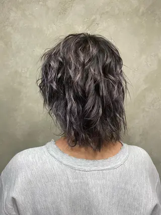 パーマ メンズ メンズブリーチカラー /パーマ ごーた立川のヘアスタイル