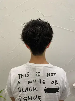 ショート パーマ メンズ Ash中目黒店 榊間茜のヘアスタイル