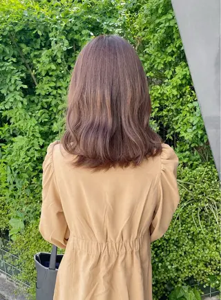 セミロング カラー パーソナルカラー໒꒱ 顔タイプ/石塚わかなのヘアスタイル