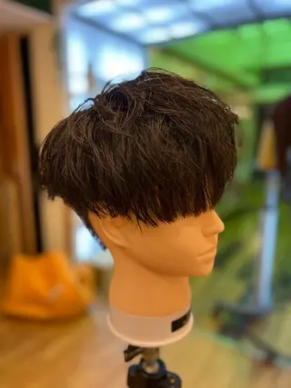 ショート メンズ 湘南のパーマ職人 🔥清水琉葵🔥のヘアスタイル