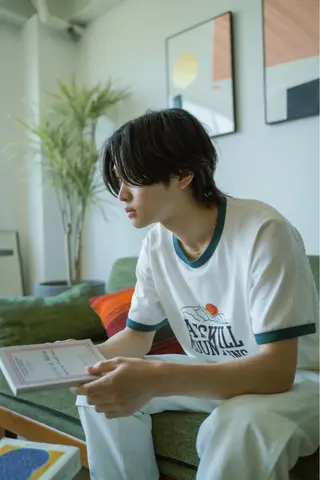 メンズ 圧倒的透明感カラー ⭐️NAOKIのヘアスタイル