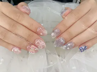 ネイル 神田 ココナッツのネイルデザイン