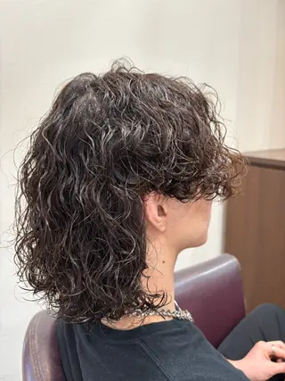 パーマ メンズ 松崎 崇のヘアスタイル