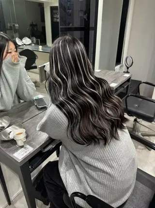 ロング カラー 黒木 大武のヘアスタイル