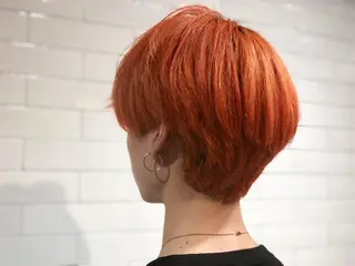 ショート カラー メンズ 🤍髪質改善➕透明感 カラー🤍川上葵のヘアスタイル